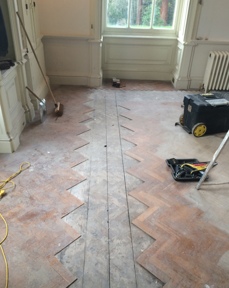 Georgian Stately Home Flooring Renovation - Before