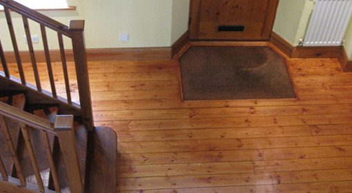 staining timber floors